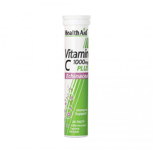 Health Aid Vitamin C 1000mg Plus Echinacea 20 ταμπλέτες